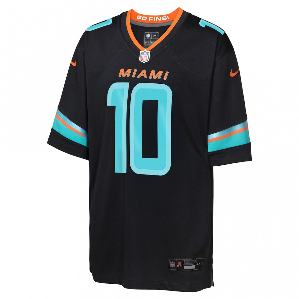 Tyreek Hill Miami Dolphins Nike Youth 2025 Rivalries Collection Game Jersey - Pitch Blue-GridironStore